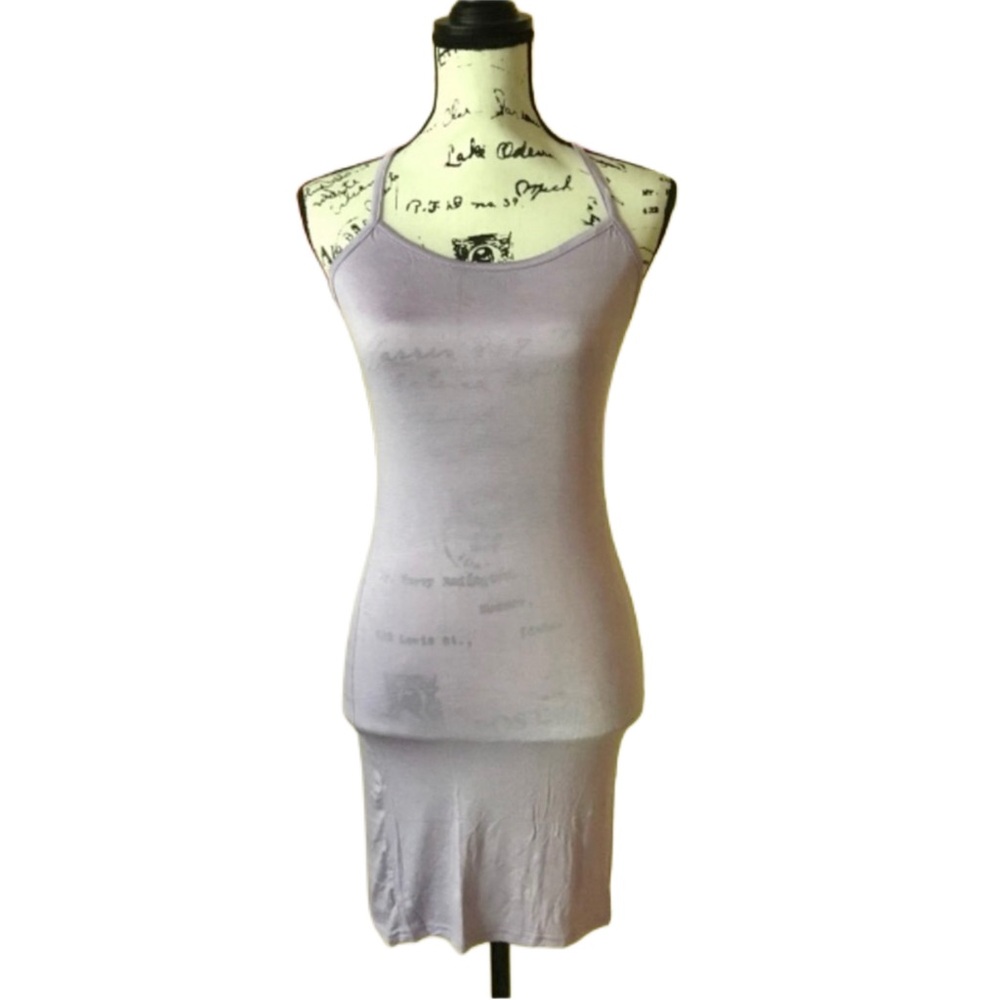 Lavender Racerback Tank Dress